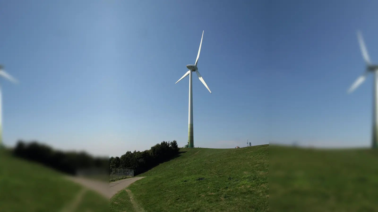 Ziel des Radausflugs ist das Windrad bei Fröttmaning. Vorher wird in Grünwald eingekehrt. (Foto: CC BY-SA 3.0)