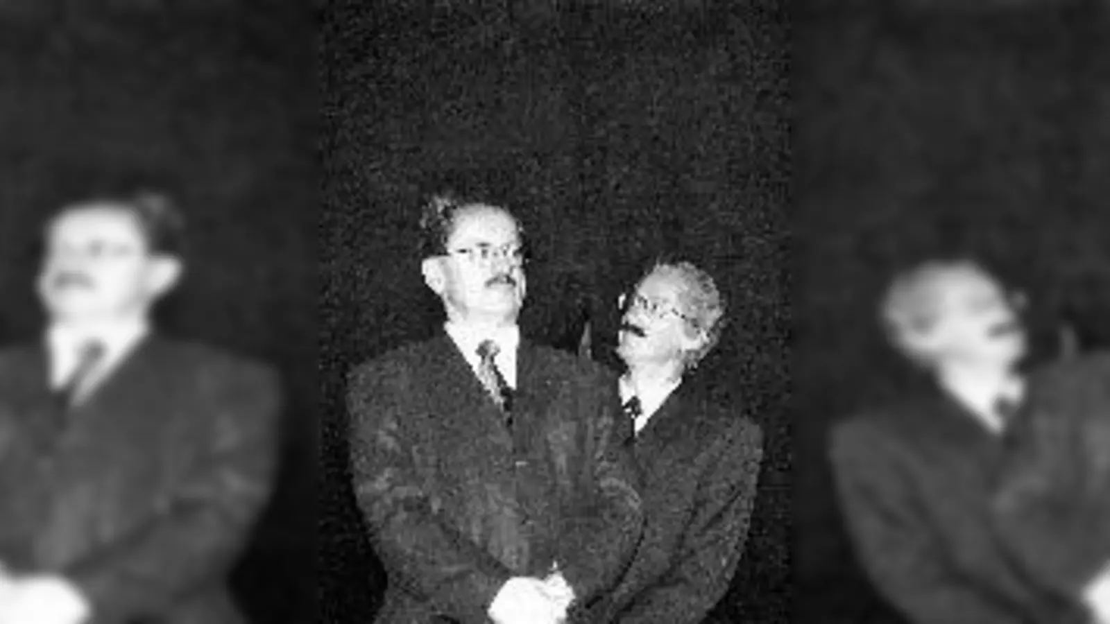 OB Ude und sein kongeniales Double Uli Bauer.  (F.: VA)