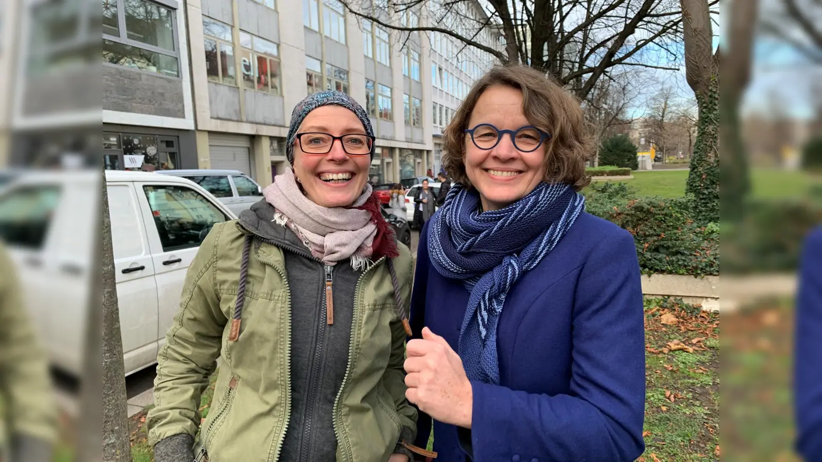 Maike Telkamp (l.) und Karin Wolf. (Foto: Julia Koloda)