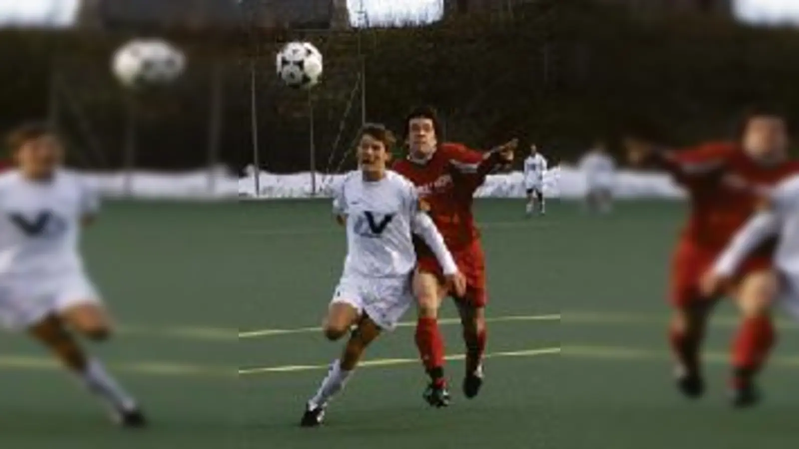 Auf dem Weg zum 2:0: Stefan Hock machte frühzeitig alles klar in Heimstettens erstem Spiel nach der Winterpause. 	 (Foto: ba)