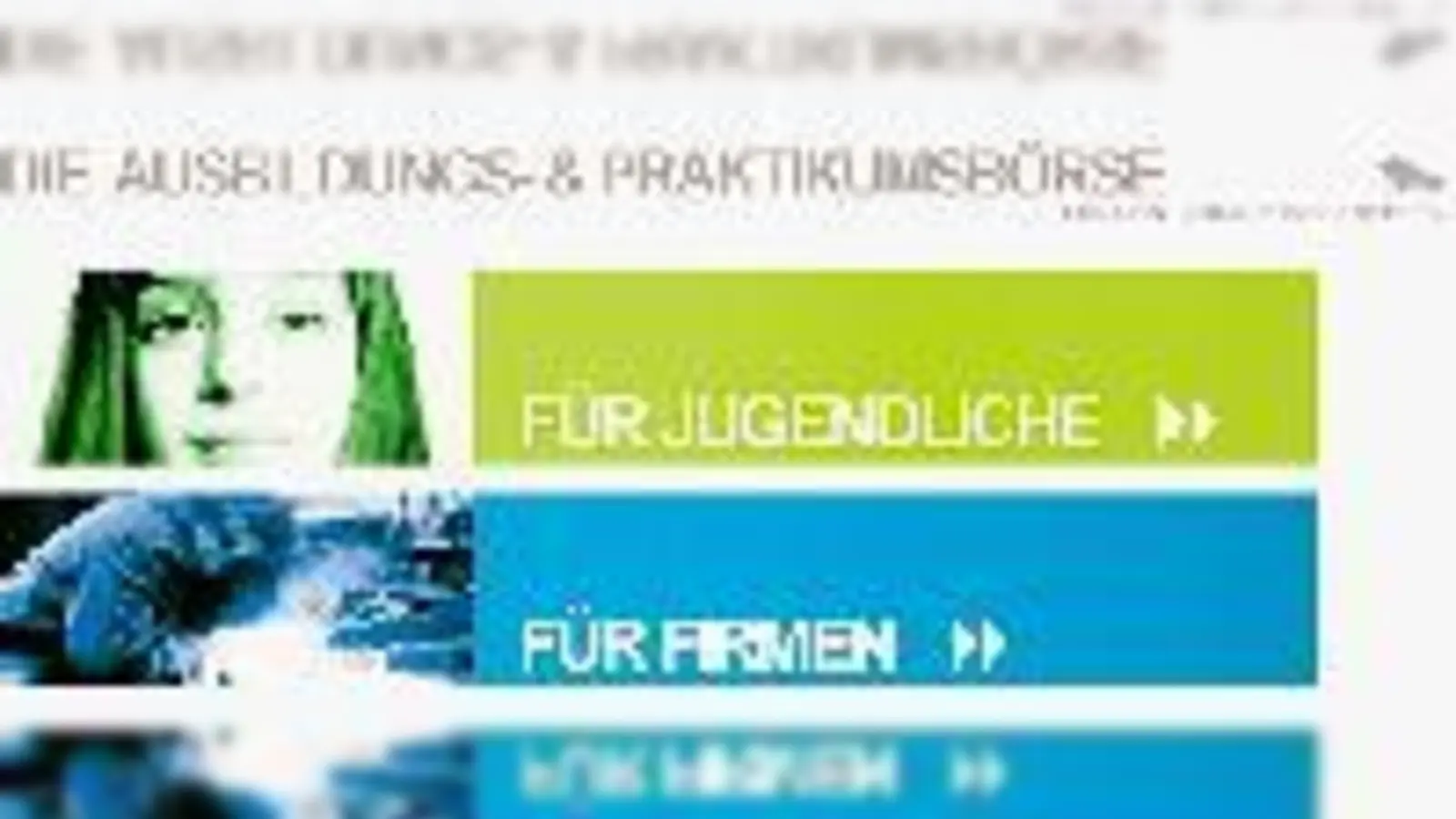 So sieht die Startseite der Lehrstellen- und Praktikumsbörse für Poing und Ebersberg aus.   (Foto: Screenshot von www.poing.de)