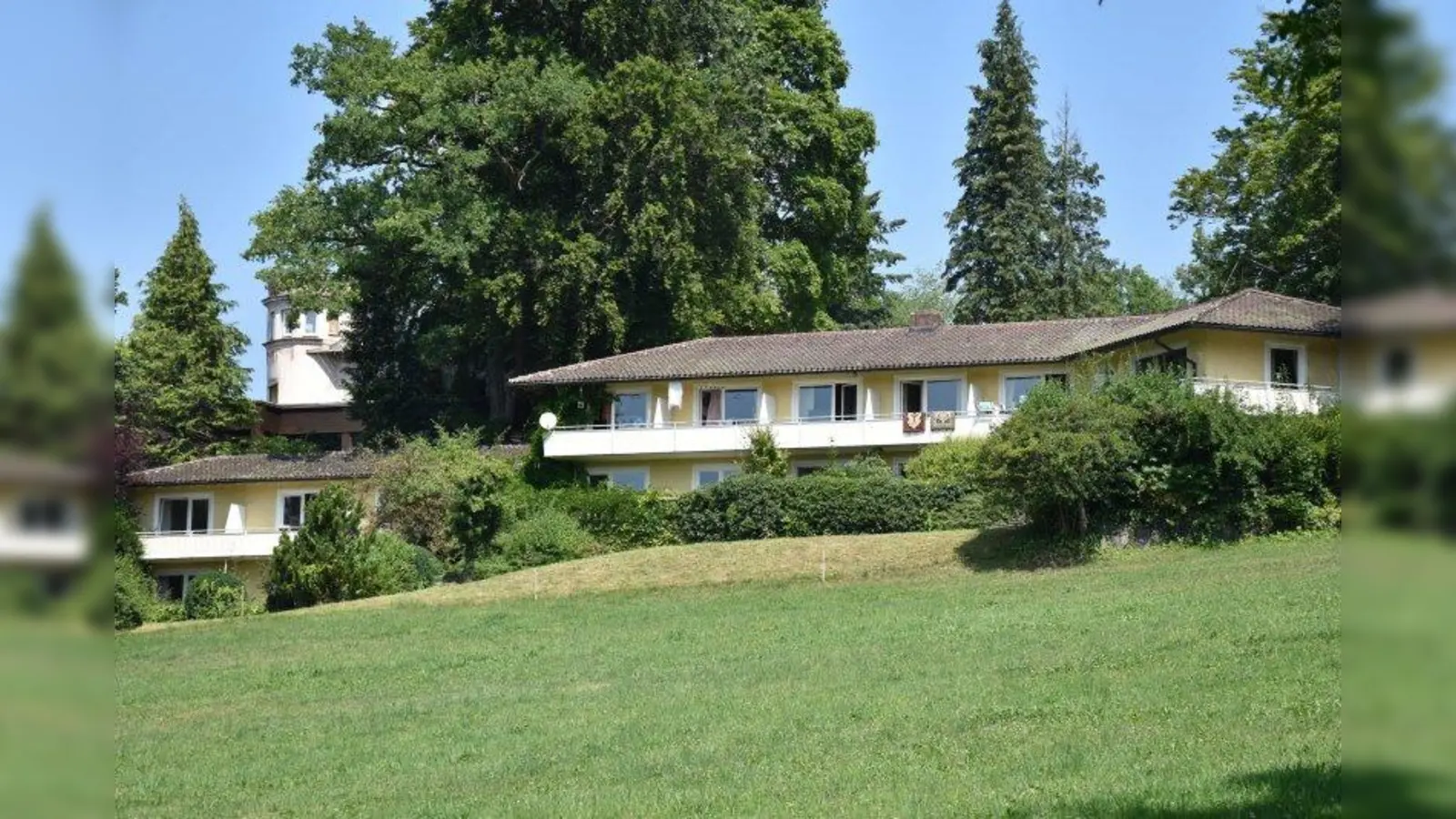 Herrlich gelegen: die Wiedemann-Klinik. (Foto: Hauck)