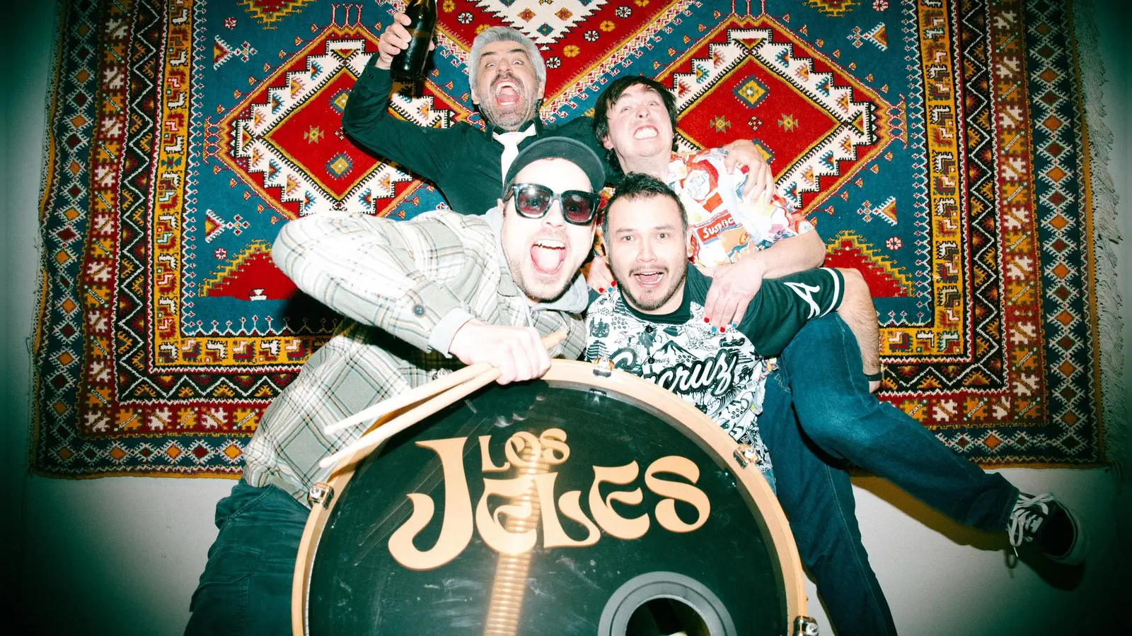 Spielt eigene Kompositionen und lädt ein zum Party machen: die Münchner Band „Los Jeles”. (Foto: Los Jeles)