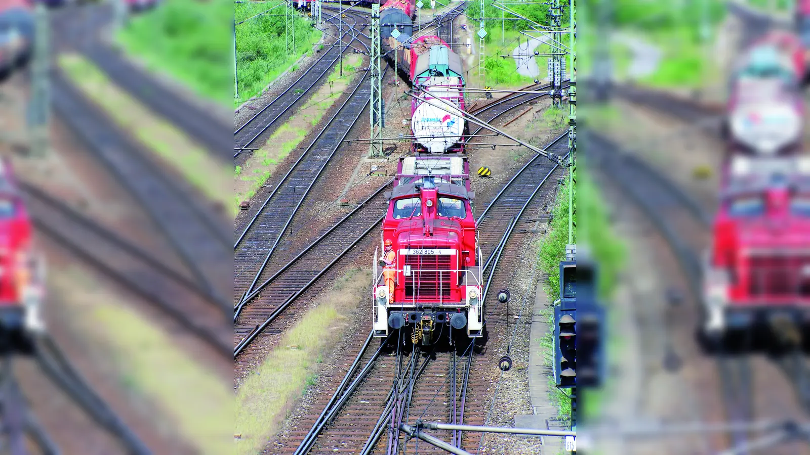 Im Bereich Großkarolinenfeld – Grafing werden zusätzliche Gleise geplant. (Foto: Karola Kennerknecht)