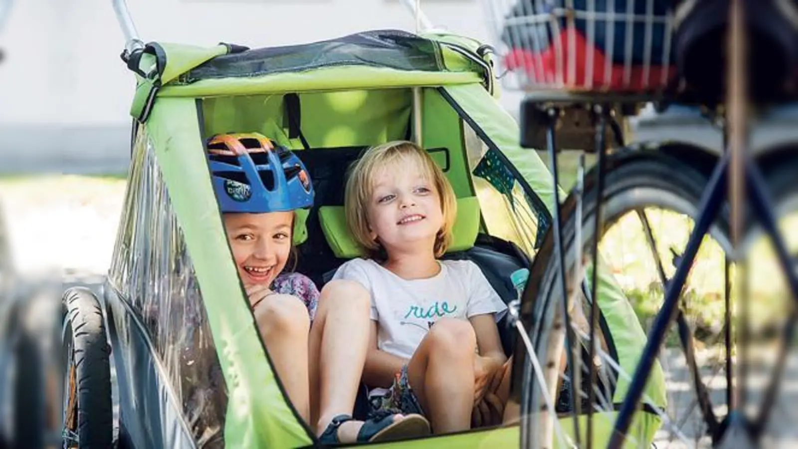 Klimaschutz und Radförderung sind Teamarbeit und jeder kann dabei mitmachen: auch die Kiddies.	 (Foto: (c) Klima Bündnis)