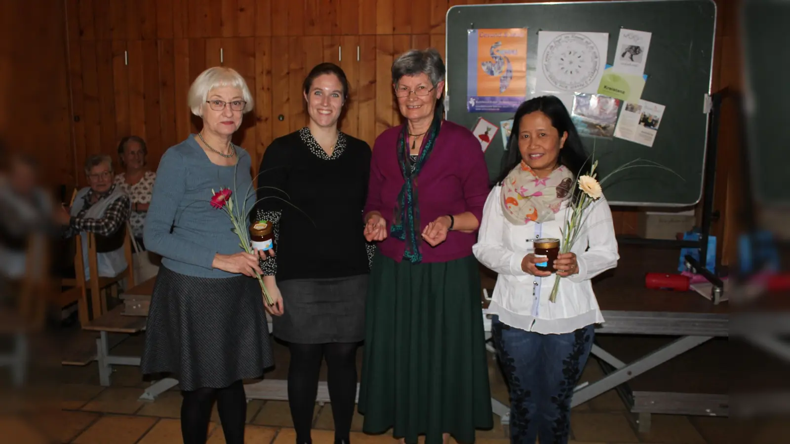 Renate Tappe, Jennifer Becker, Hella Hupfer und Nani Gramich (v. li.). (Foto: Hella Hupfer)