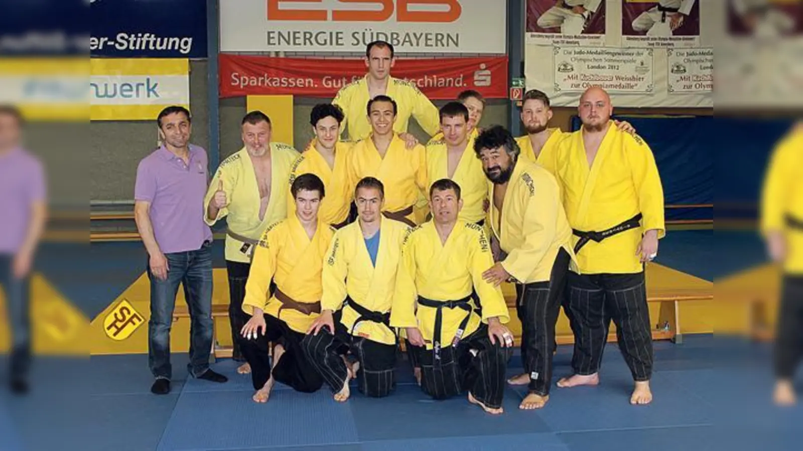 Am Mannschaftszusammenhalt fehlt es nicht: Die Hartecker G-Judokas.	 (Foto: Verein)