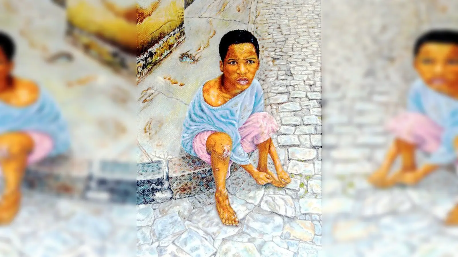 Ob Straßenkind oder farbenfrohe Blumenbilder: Brasilien inspiriert seine Künstlerinnen. 	 (Foto: VA)