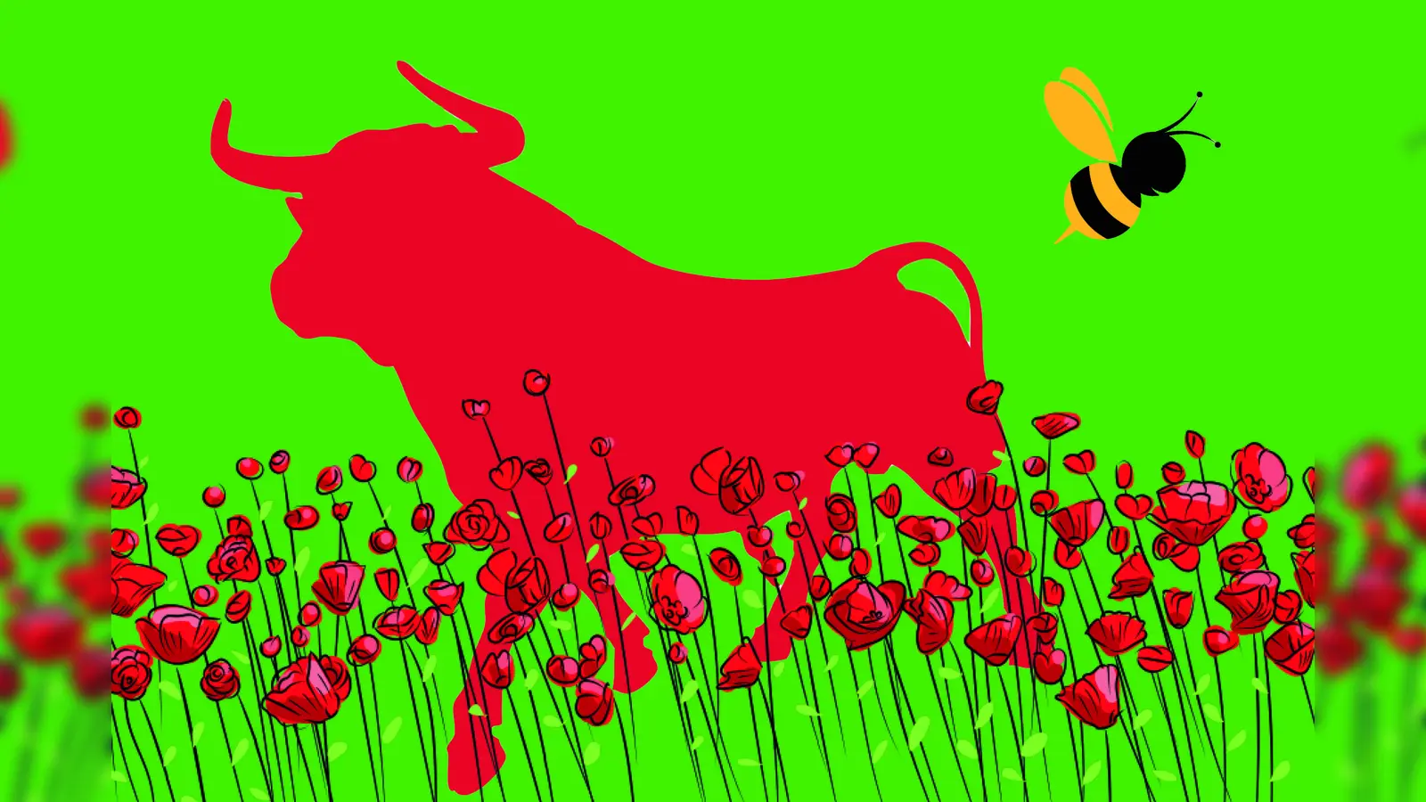 Ferdinand der Stier ist eigentlich lieb, aber nach dem Stich einer Hummel wild... (Foto: VA)