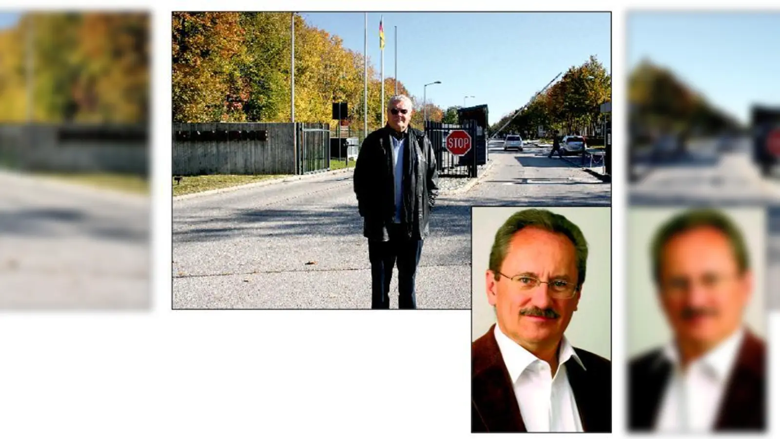 Die Fürst-Wrede-Kaserne an der Ingolstädter Straße bleibt erhalten. Werner Lederer-Piloty (o.) hätte dort lieber Wohnungsbau gehabt, ebenso die Münchner SPD und OB Christian Ude (r.). 	 (Fotos: ws/Archiv)