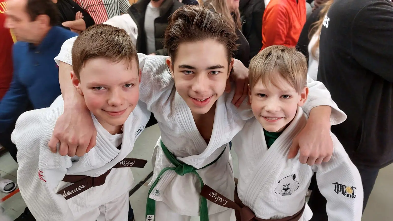 Johannes Most, Andreas Reindl und Lukas Hofreiter (v.l.) schlugen sich tapfer beim BJV-Sichtungsturnier.  (Foto: Hofreiter)
