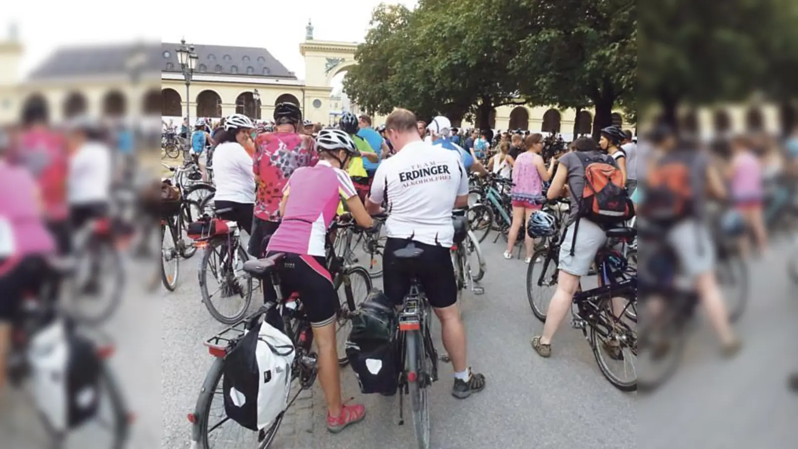 Die Erdinger sind oft und gern mit dem Rad unterwegs, an diesem Wochenende gleich zweimal.	 (Foto: ADFC)