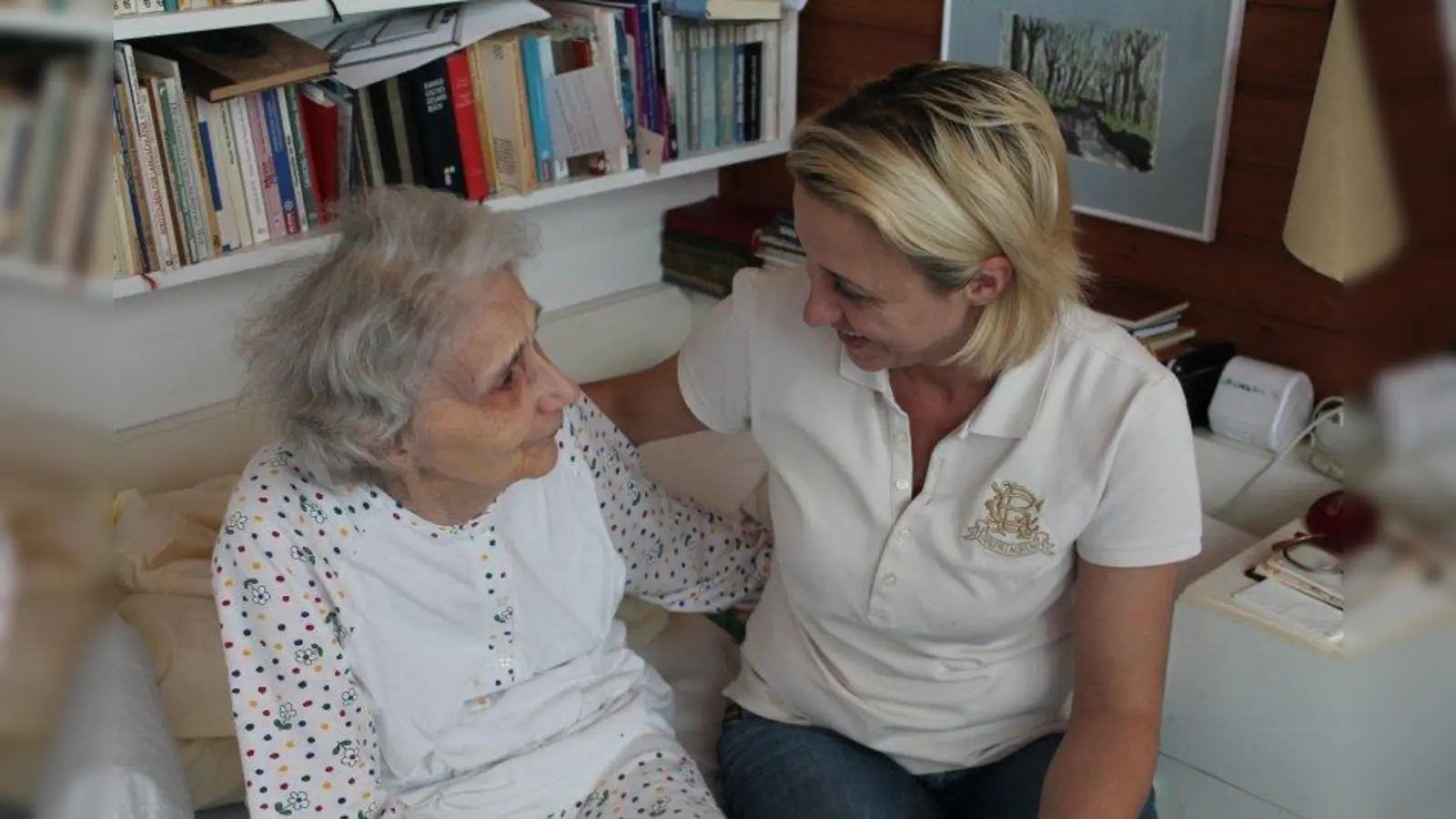 „Sie ist immer für mich zu erreichen.” Maria Östreicher schätzt die herzliche, zugewandte Art von Amela Katava. (Foto: bb)