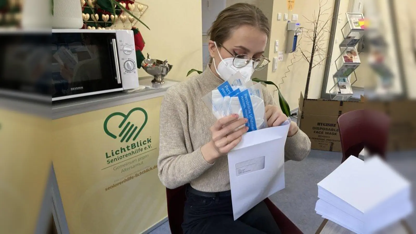 Die Seniorenhilfe Lichtblick unterstützt bedürftige Senioren auch in Zeiten der Corona-Pandemie. (Foto: Seniorenhilfe Lichtblick)