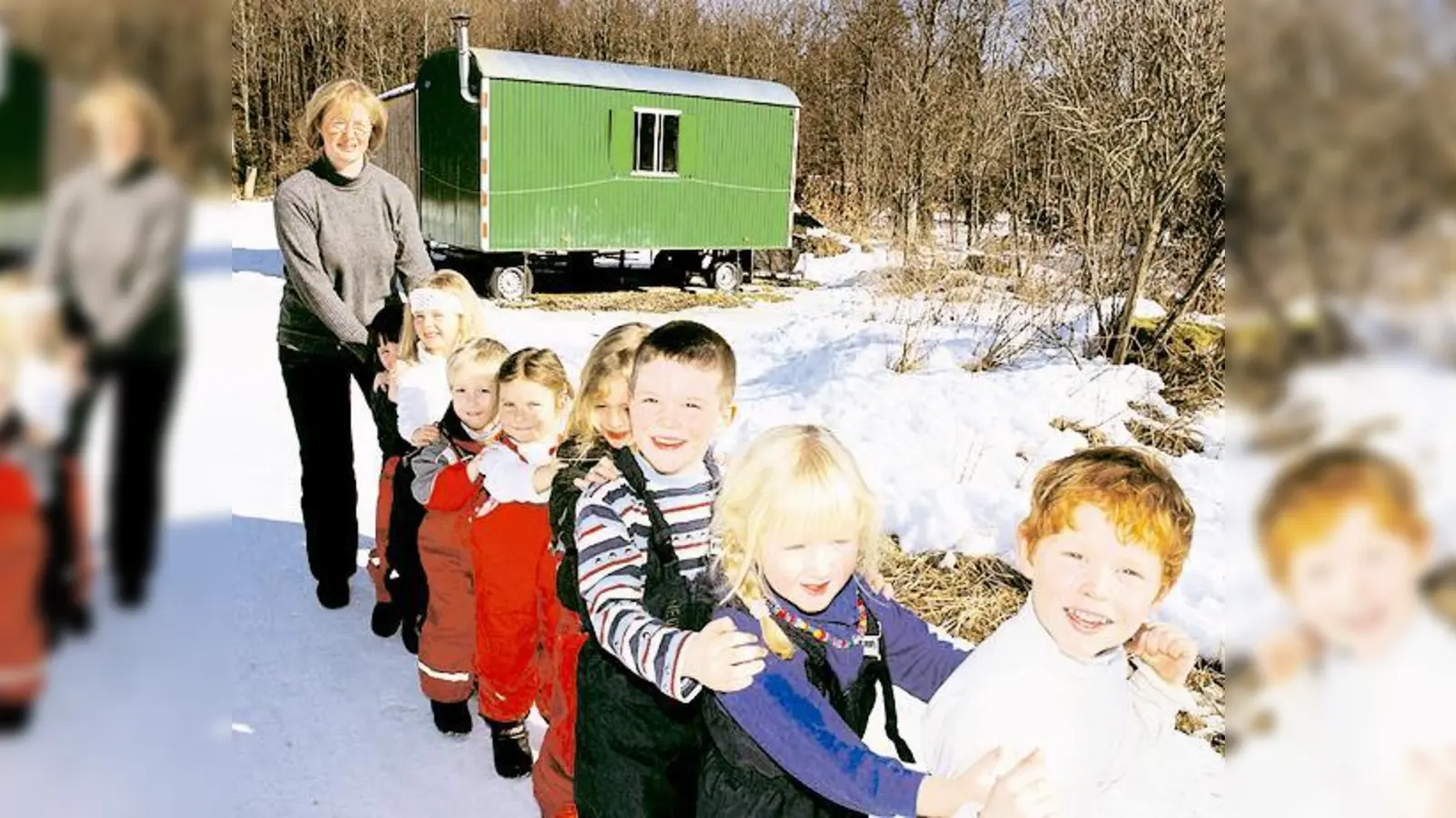 In Höhenkirchen-Siegertsbrunn betreibt die AWO bereits erfolgreich einen Waldkindergarten, der auch im Winter von den Kindern gern genutzt wird Die Gemeinde Brunnthal will jetzt auch einen errichten.  (Foto: Schunk)