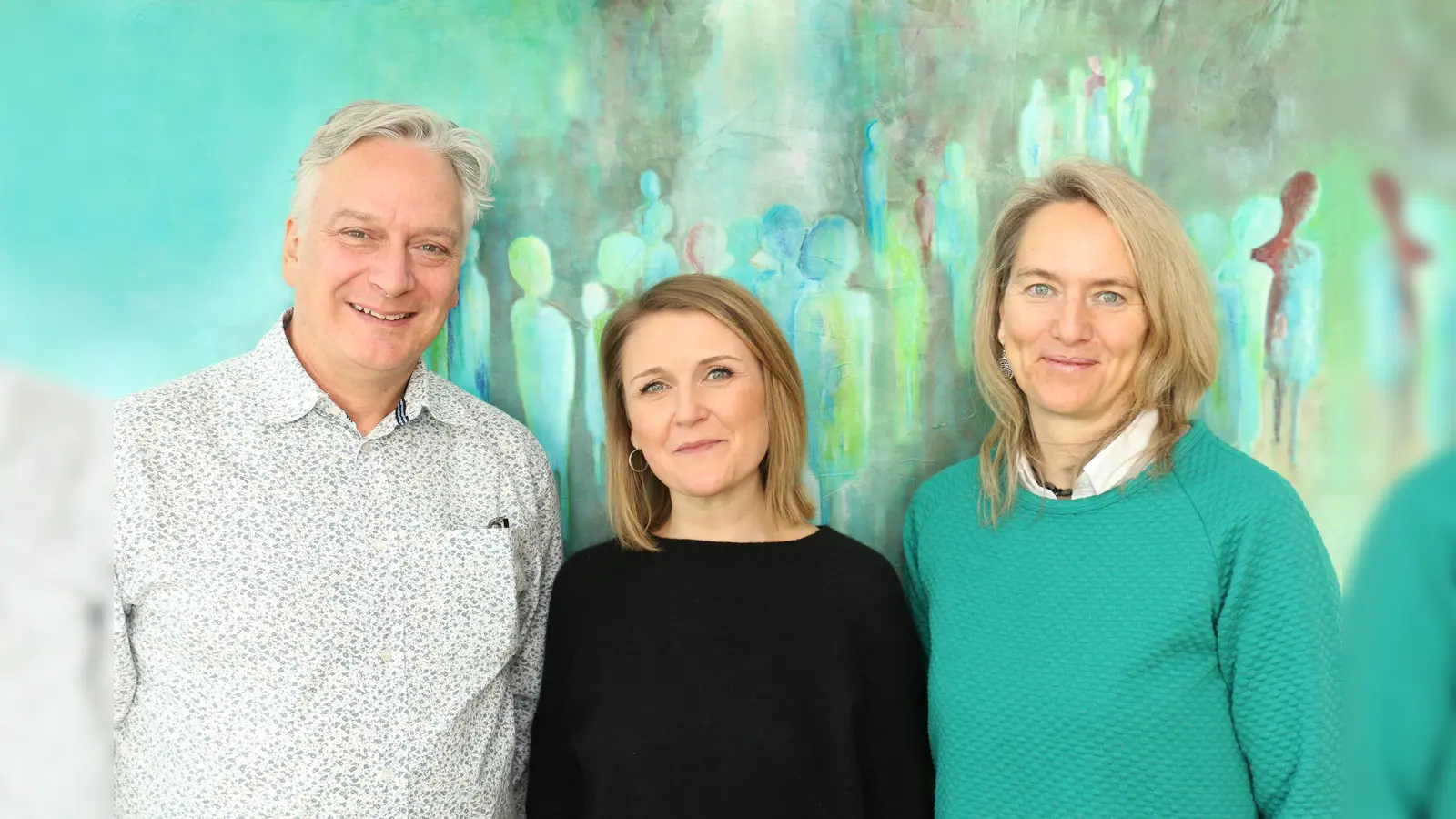 Das Team „Suchtlos im Landkreis Ebersberg“ - Ingo Pinkofsky, Christin Blaffert und Anja Röhrig.  (Foto: Landratsamt Ebersberg)