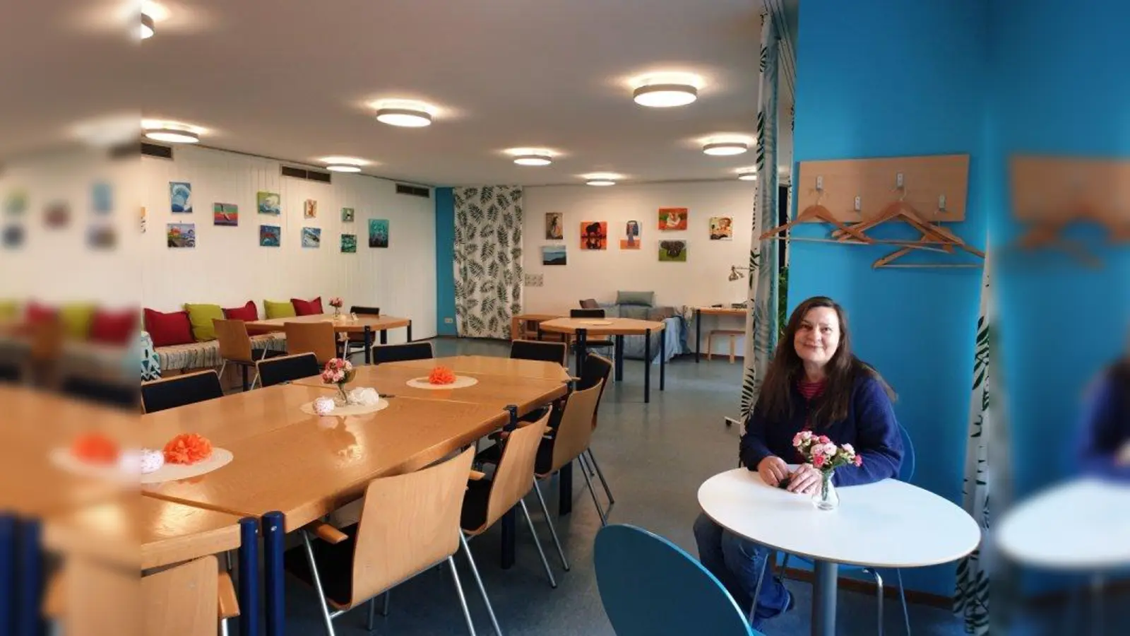 Freut sich über die Öffnung des Feiwerk Nachbarschaftstreff: Leiterin Sylvia Zenker. (Foto: Oliver Wick)