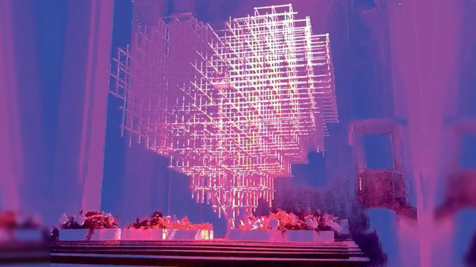 Installation des Künstlers Michael Pendry in der Heilig-Geist-Kirche 	 (Foto: Stephan Zöller / MBW)