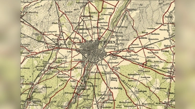 Historische Karte (Quelle: Bayerische Vermessungsverwaltung - www.bayernatlas.de, CC BY-ND 3.0 DE)
