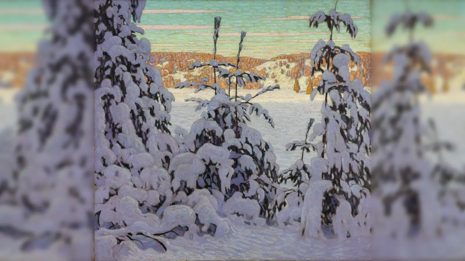 Lawren S. Harris<br>Schnee II, 1915<br>120,3 × 127,3 cm, Öl auf Leinwand,<br>National Gallery of Canada, Ottawa. Ankauf 1916 (Foto: © Family of Lawren S. Harris, Foto: NGC)