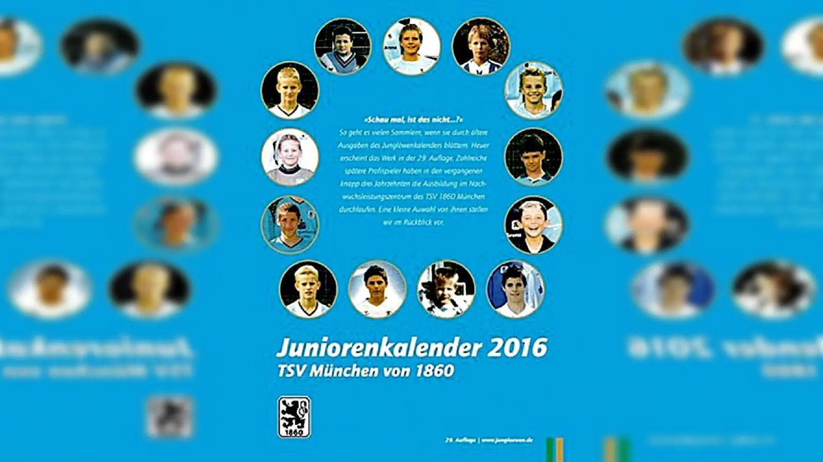 Hätten Sie's gewusst? Bekannte Profispieler als Junglöwen. 	 (Foto: TSV 1860)