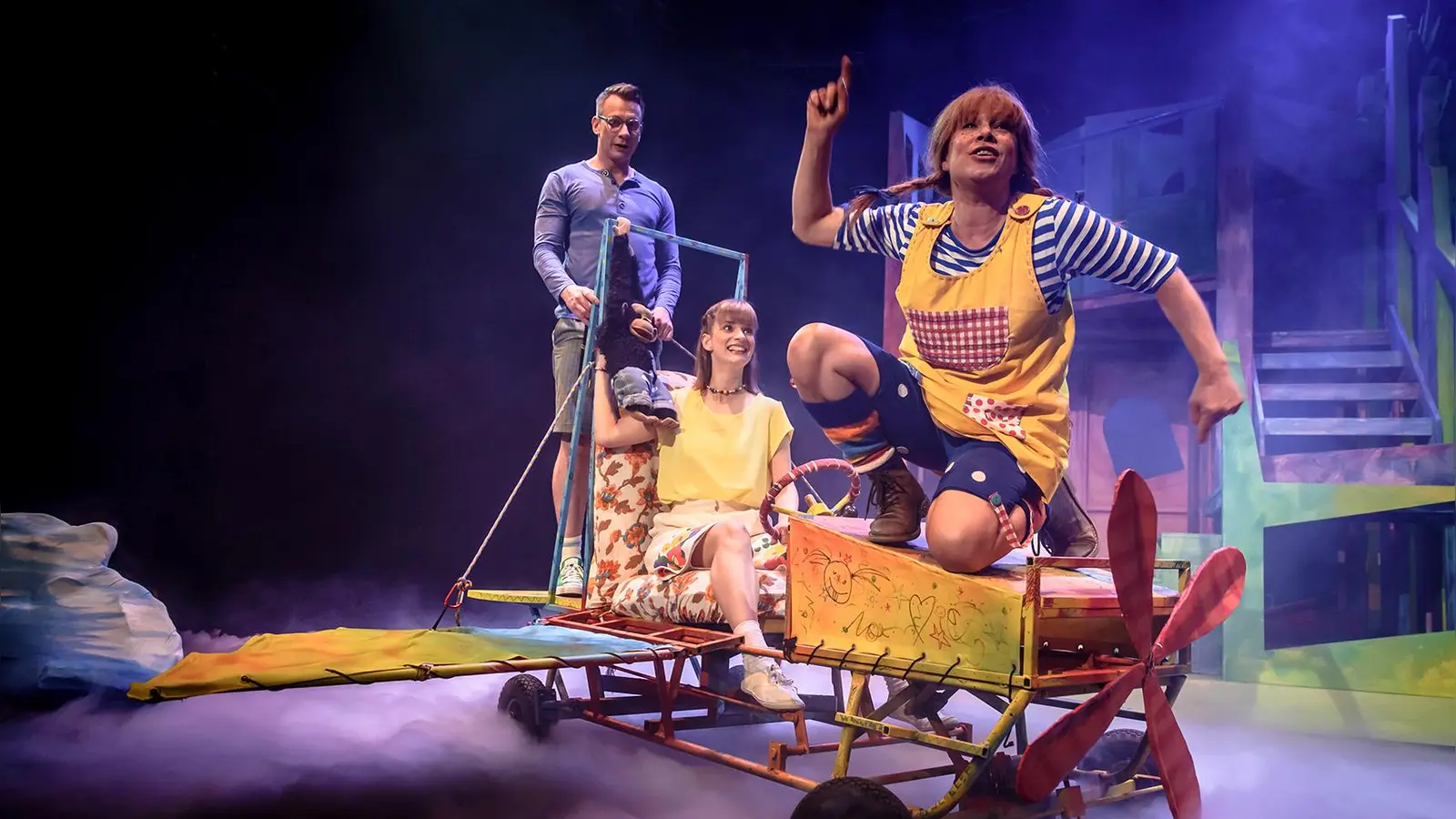 Das Stück „Pippi im Taka-Taku-Land” wird am 1. Mai in Taufkirchen aufgeführt.  (Foto: Thomas Kölsch)