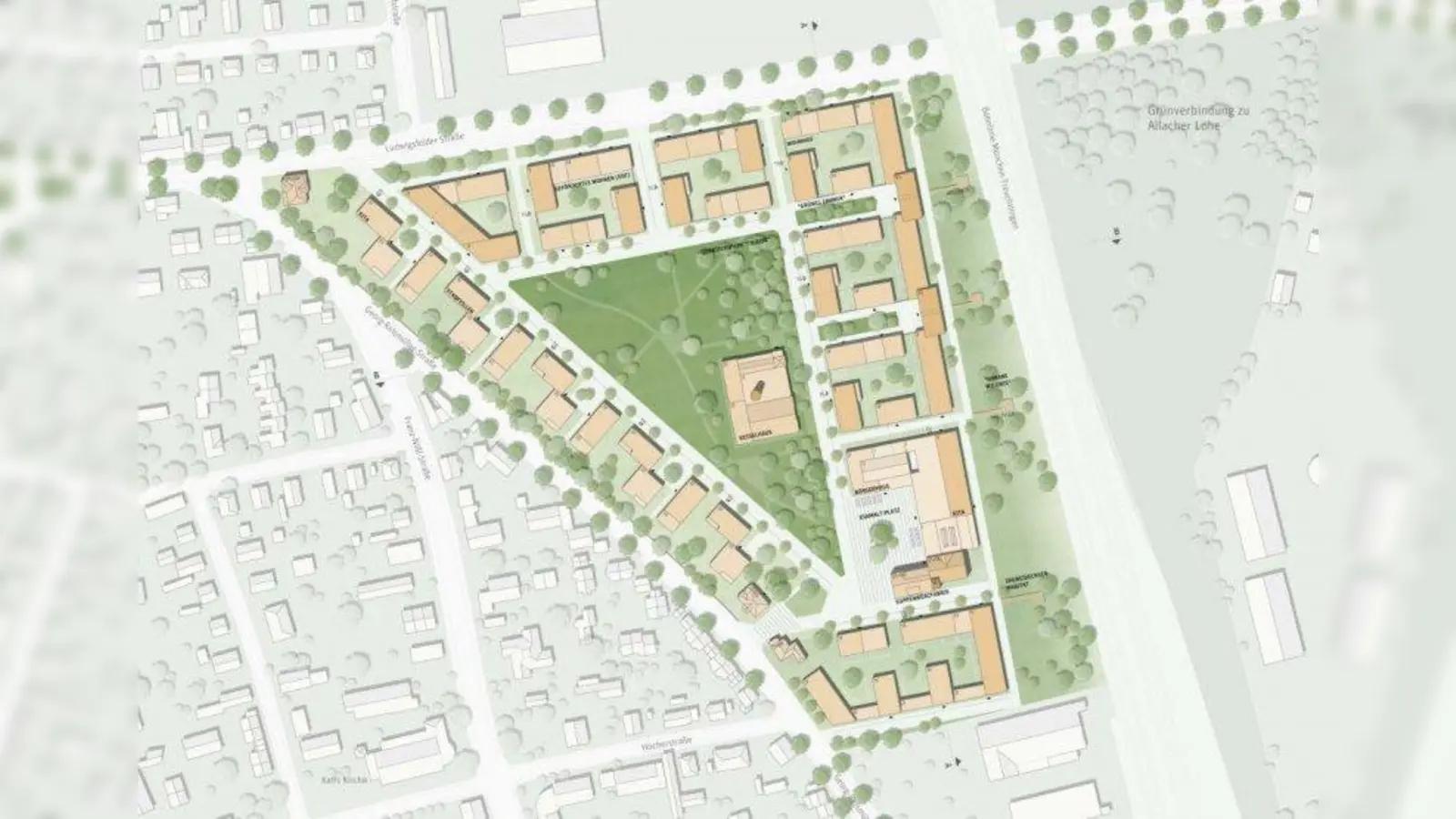 Auf dem Diamaltgelände sollen über 600 Wohnungen entstehen. (Foto: Isaria Wohnbau)