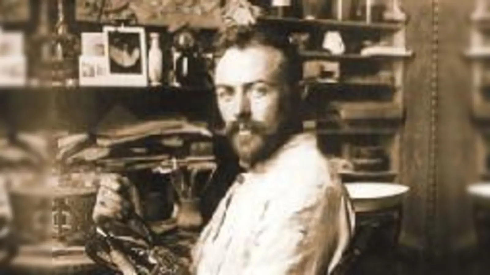 Carl Sigmund Luber im Atelier.	  (Fotos: VA)