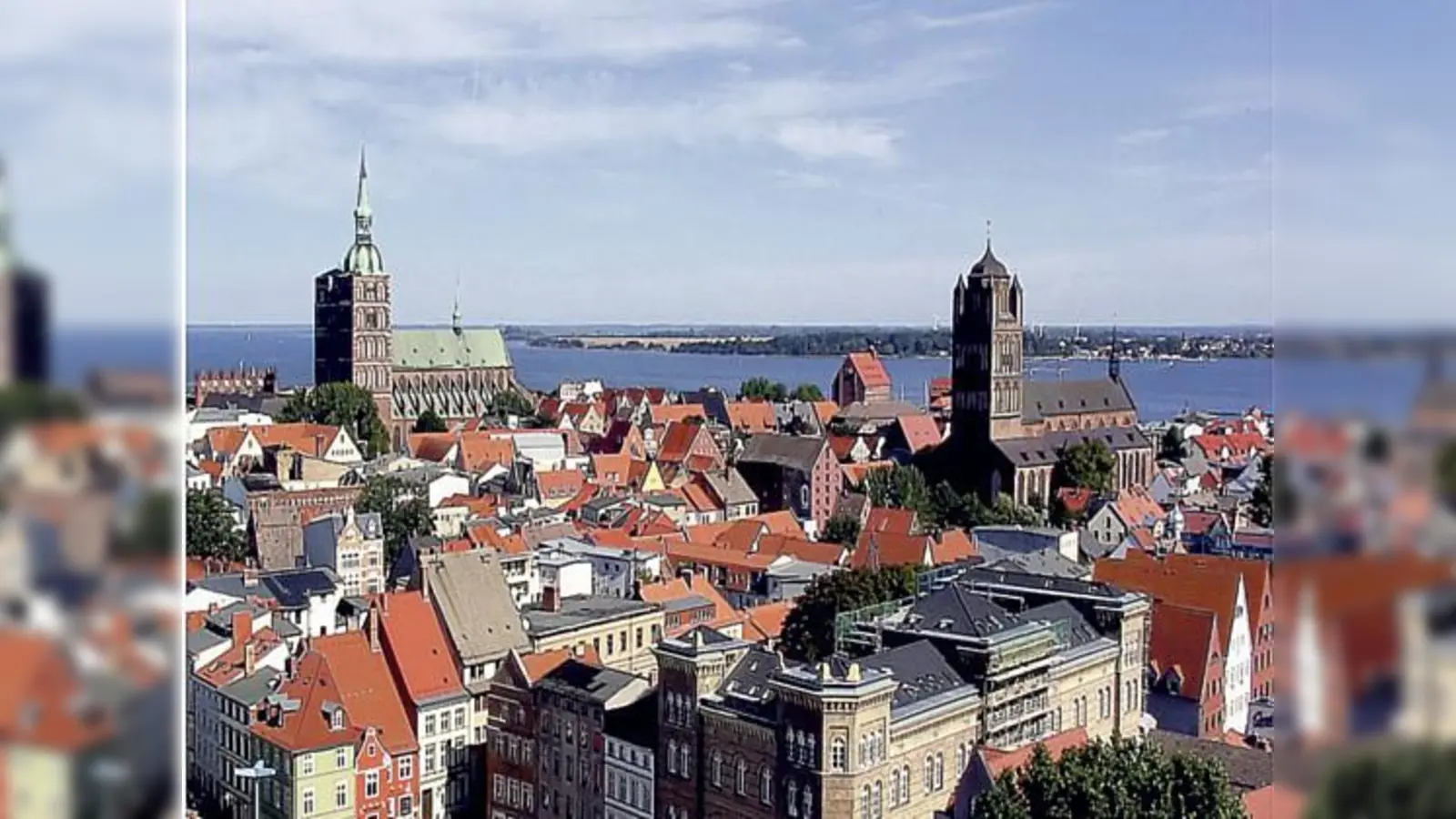 Eine der Etappen auf Robert Kristens Reise: Die Altstadt von Stralsund.	 (Foto: VA)