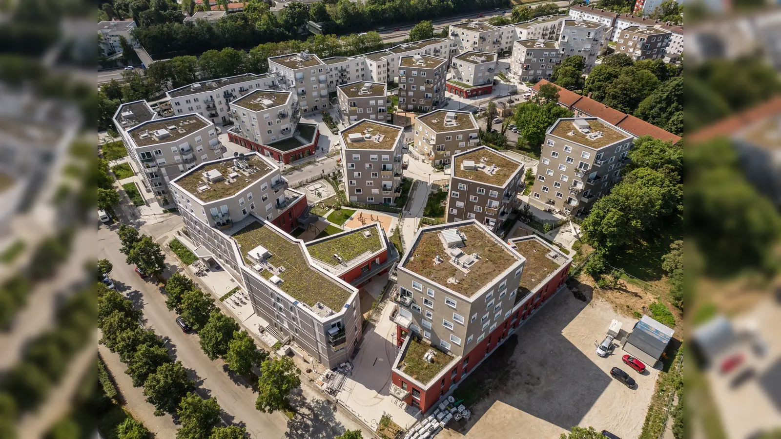 Das Gewofag-Quartier Ludlstraße. (Foto: Gewofag)