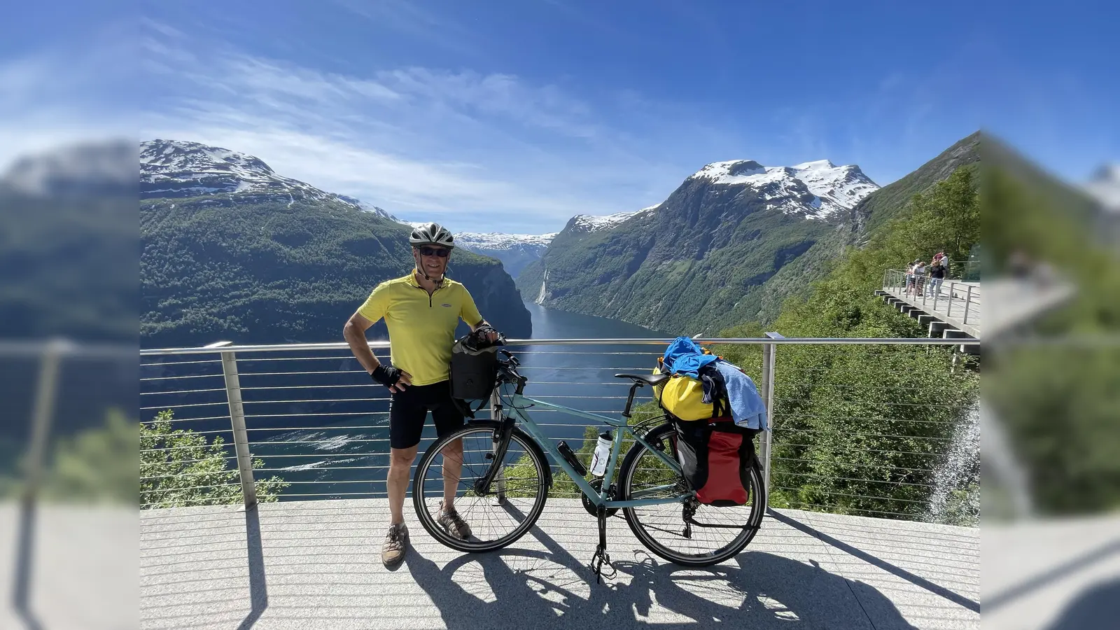 Alois Hackermeier fuhr mit dem Fahrrad von Sylt ans Nordkap. Er berichtet darüber in seinem Vortrag. (Foto: Hackermeier)