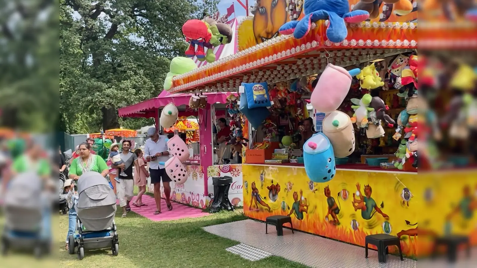 Das Magdalenenfest findet alljährlich mitten im Hirschgarten statt. (Foto: bb)