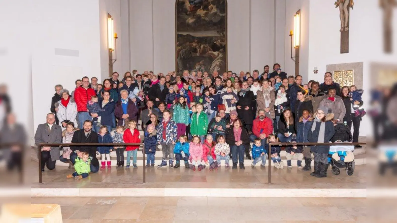Besonderer Familientag: die Tauferinnerungsfeier in der Pfarrei Christkönig. (Foto: Pfarrei Christkönig)