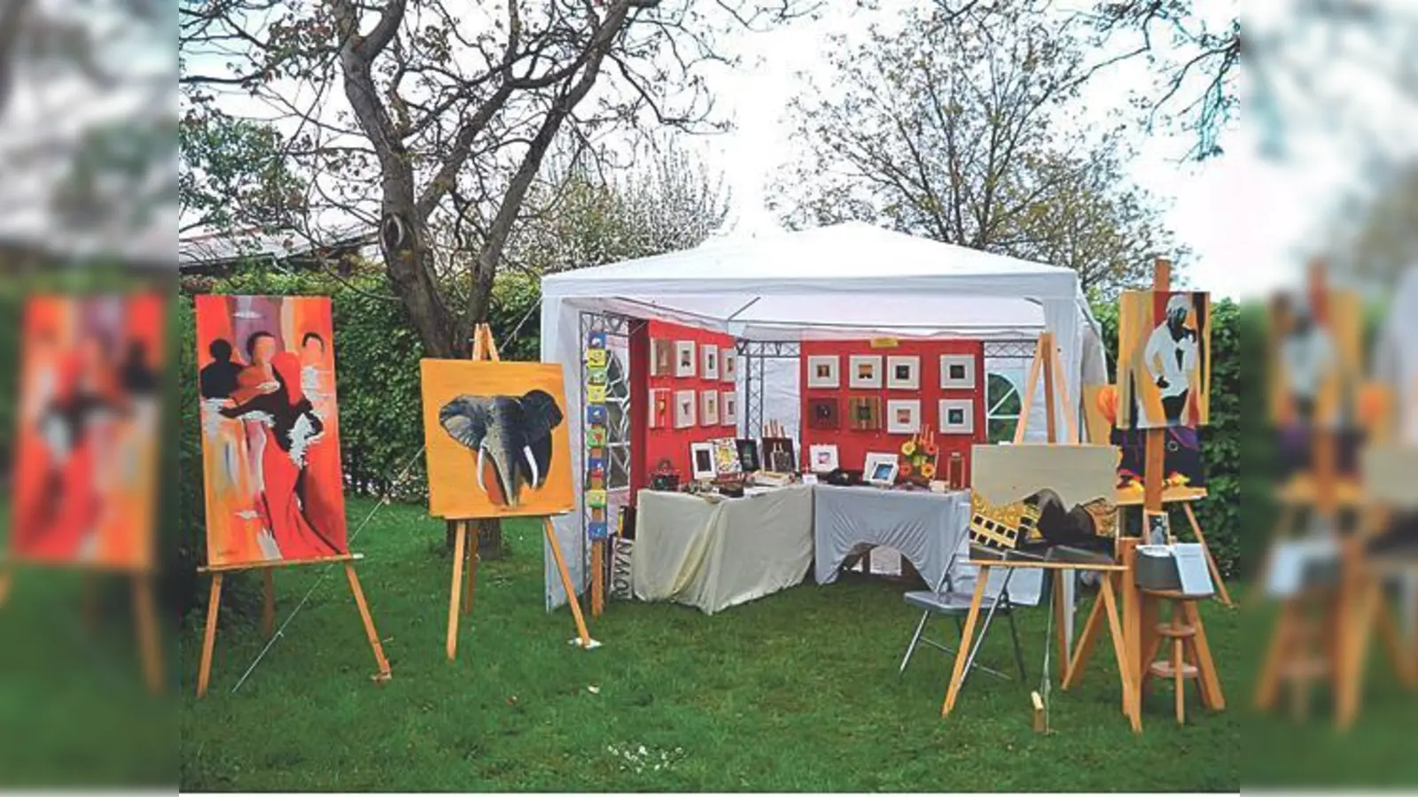 Kunsthandwerk in verschiedensten Formen gibt es im Paradiesgarten Unterspann.	 (Foto: VA)