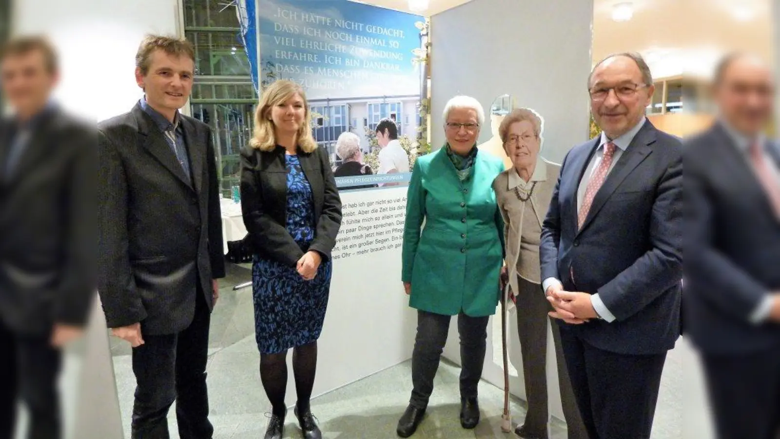Hospizarbeit braucht mehr Öffentlichkeit, finden Wolfgang Schweiger (von links), Petra Fontana, Renate Dodell und Karl Roth. (Foto: Hauck)
