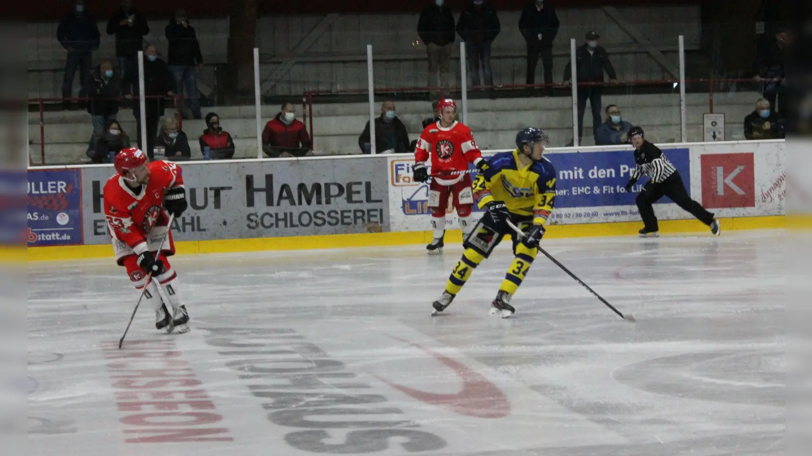 Der EHC Klostersee überzeugte auf heimischen Eis gegen die Waldkraiburger Löwen (6:2). Auswärts in Schweinfurt gab es  (Foto: smg)