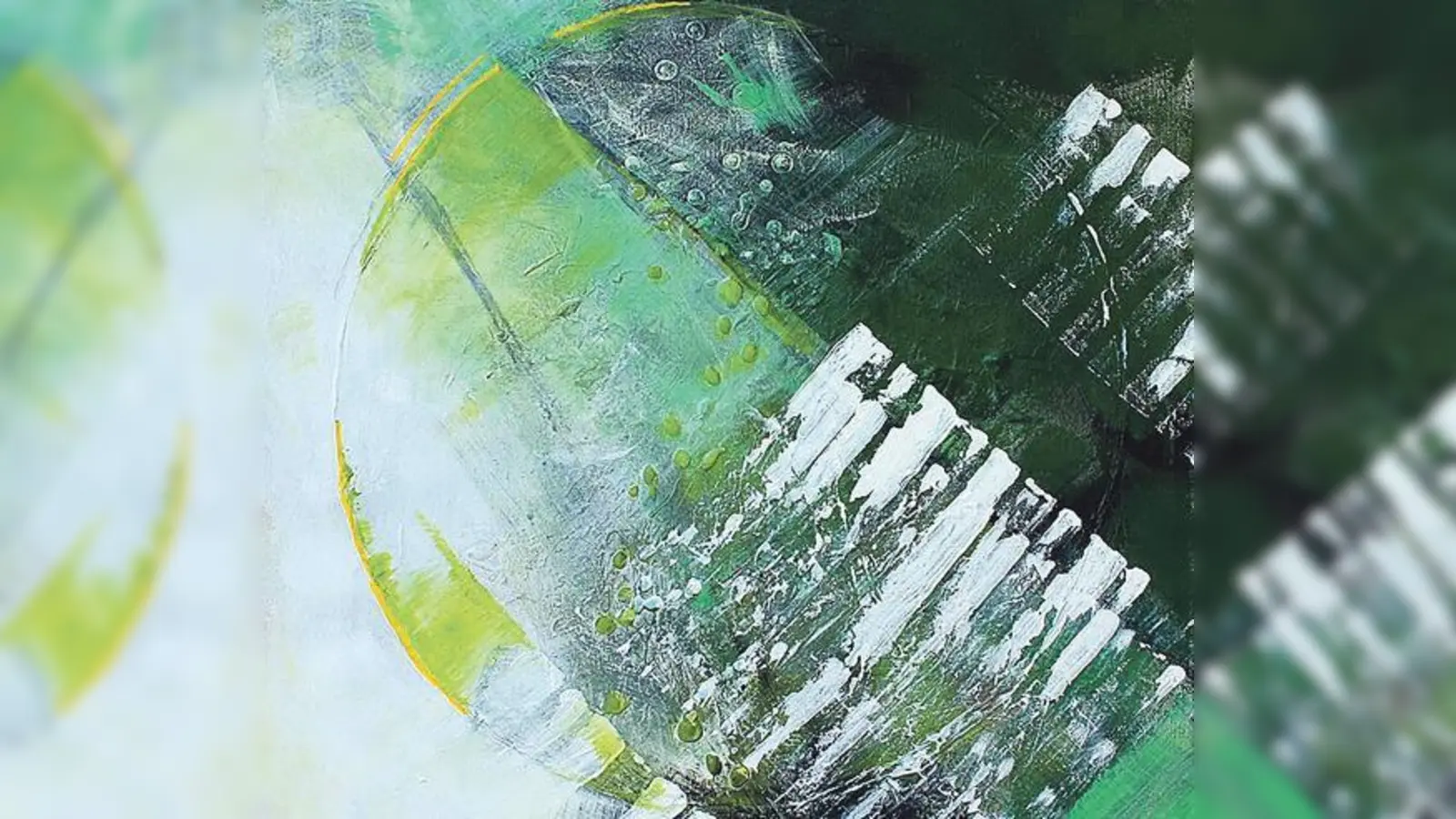 Die in der Regel konkreten Motive ihrer Träume fließen bei Jennifer Stemp in die letztlich abstrakte Malerei ein. Die Ergebnisse zeigt sie der öffentlich.	 (Foto: VA)