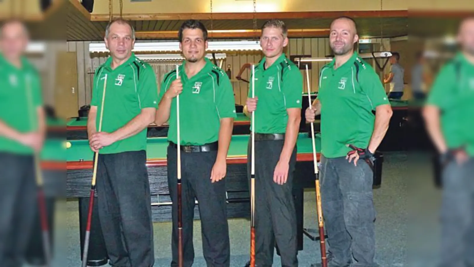 Dürfen sich Siegertypen nennen: Die Mannschaft des Pool Billard Clubs Olimpia München.	 (Foto: Verein)