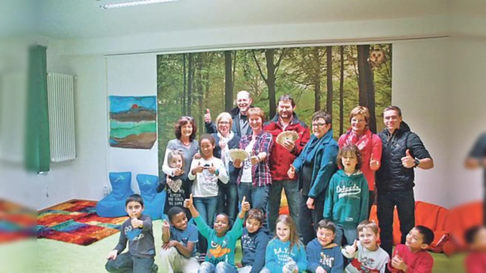 1800 Euro haben die Grafinger Christbaumbiker heuer für Familien gespendet.	 (Foto: privat)