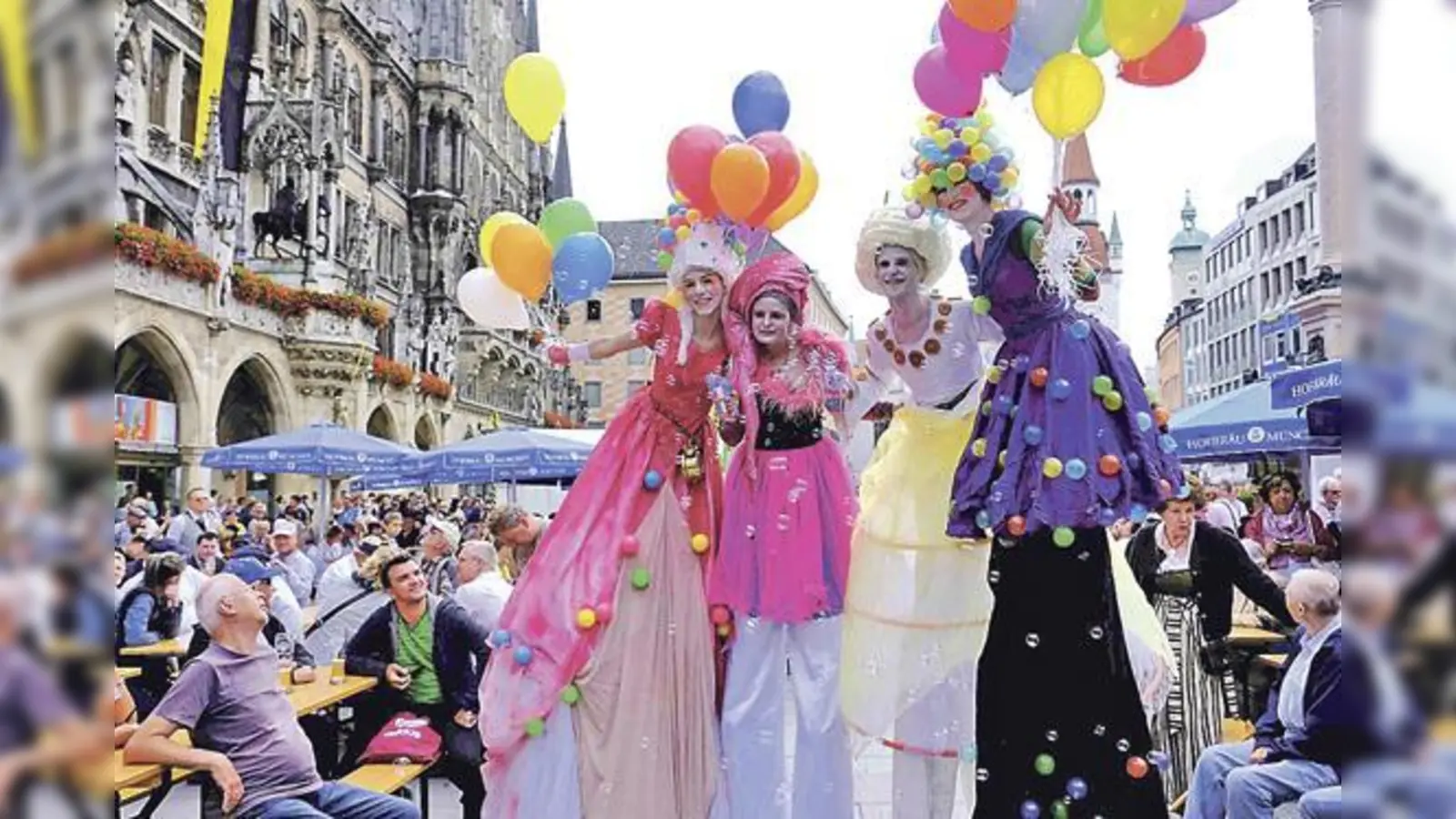 Kurzweil, Unterhaltung und gute Laune prägten das Stadtgründungsfest am vergangenen Wochenende.	 (Foto: Robert Bösl)