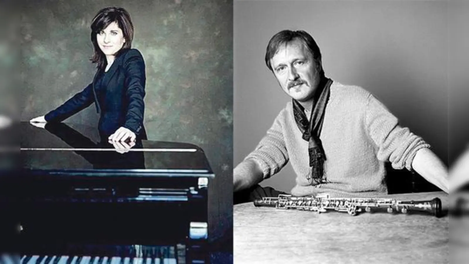 Albrecht Mayer und Evgenia Rubinova spielen am 18. Juni in der Kirche Maria Königin. 	 (Foto: Ralph Mecke/VA)