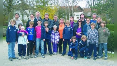 Die Gerner D4 Junioren in Westerndorf St. Peter bei Rosenheim. (Foto: M. Franke)
