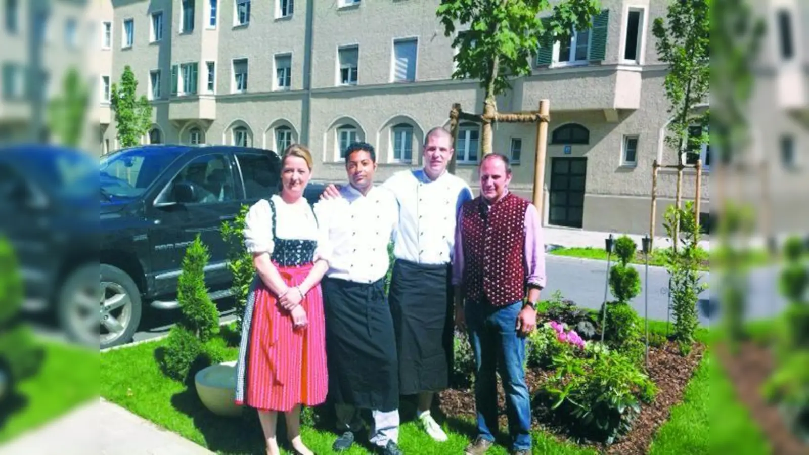 v.l. Charlotte Blinn, Higor Luis, Robert Scheifele und  Roman Sommersperger (Foto: Ridler)