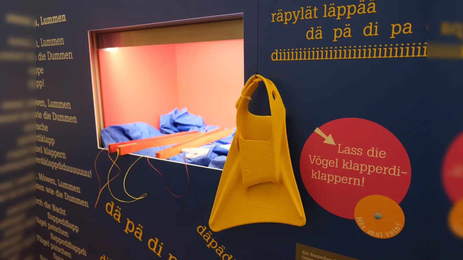 Hier kann man es klappern und plappern lassen. (Foto:  © Internationale Jugendbibliothek)