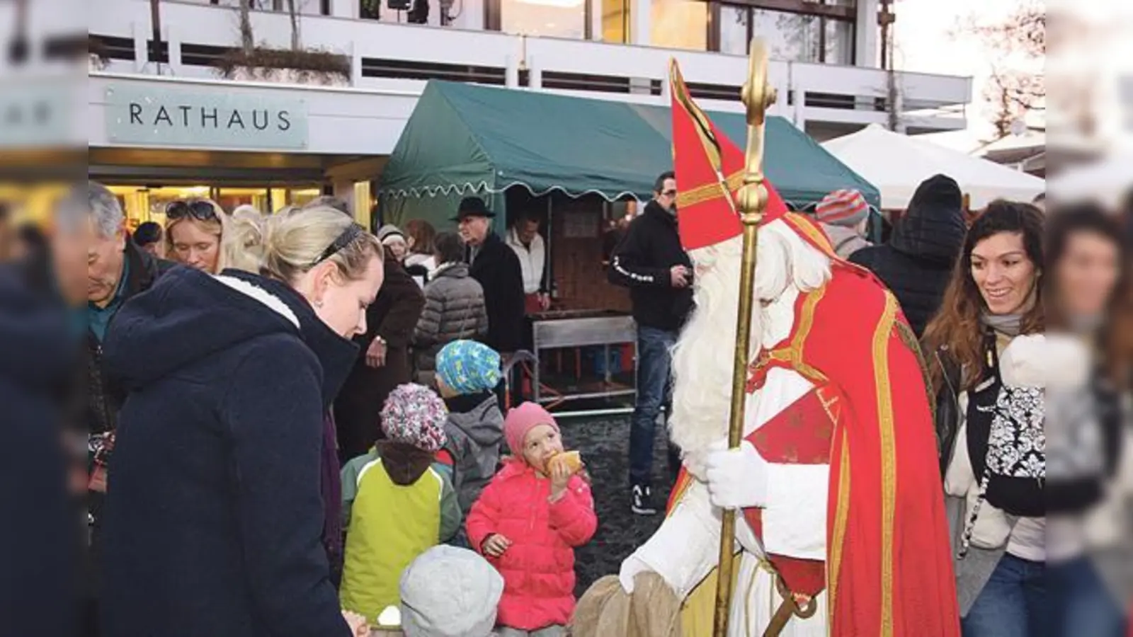 Die Freunde der Gemeinde Grünwald veranstalten einen Adventsmarkt vor dem Grünwalder Rathaus. Der Nikolaus hat sein Kommen schon zugesagt.	 (Foto: VA)