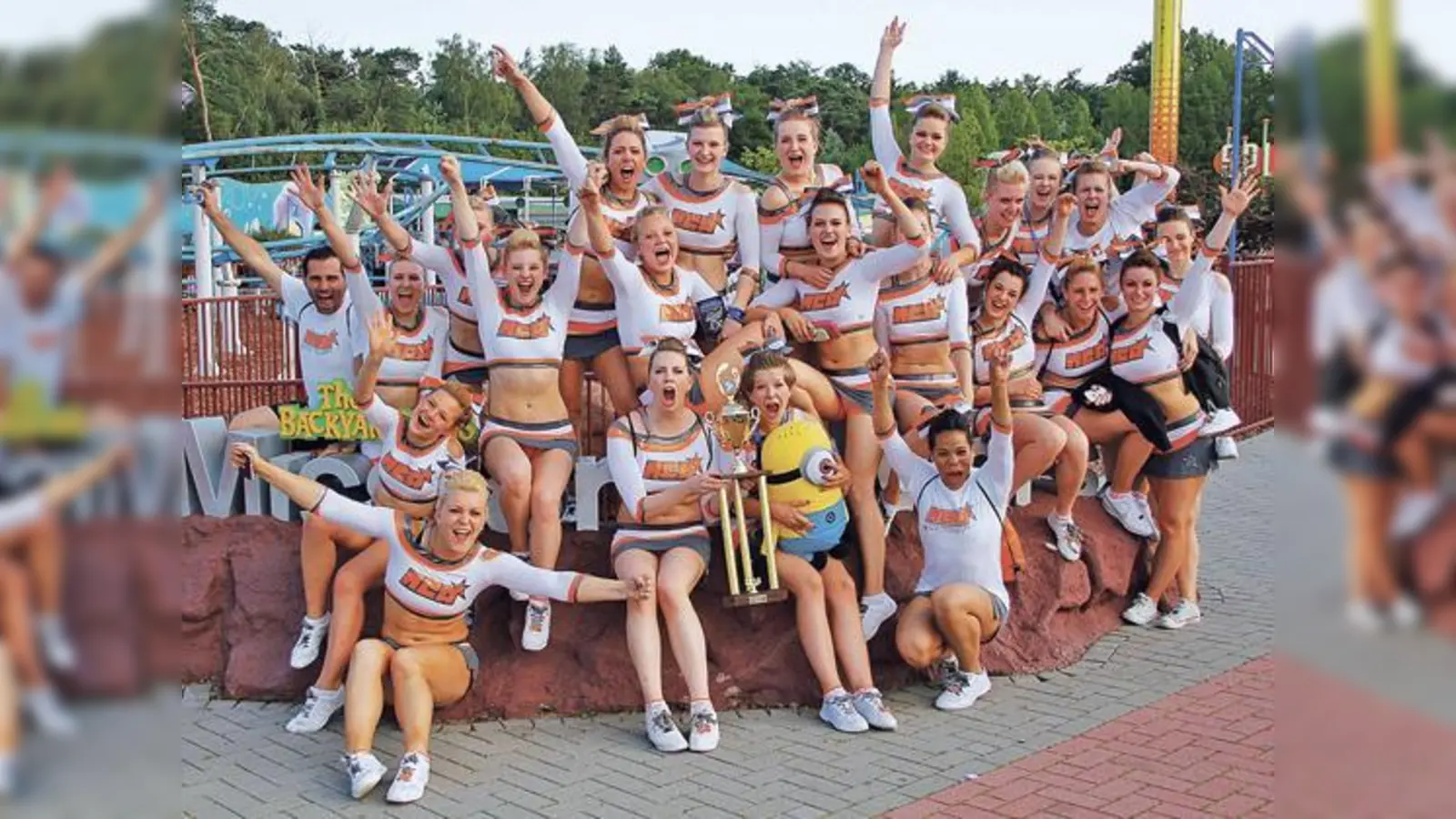 Grund zur Freude: Die Turnbund-Cheerleader holten auf internationaler Bühne bei Europas größter Cheerleading-Meisterschaft den zweiten Platz.	 (Foto: Tom Lorenz)