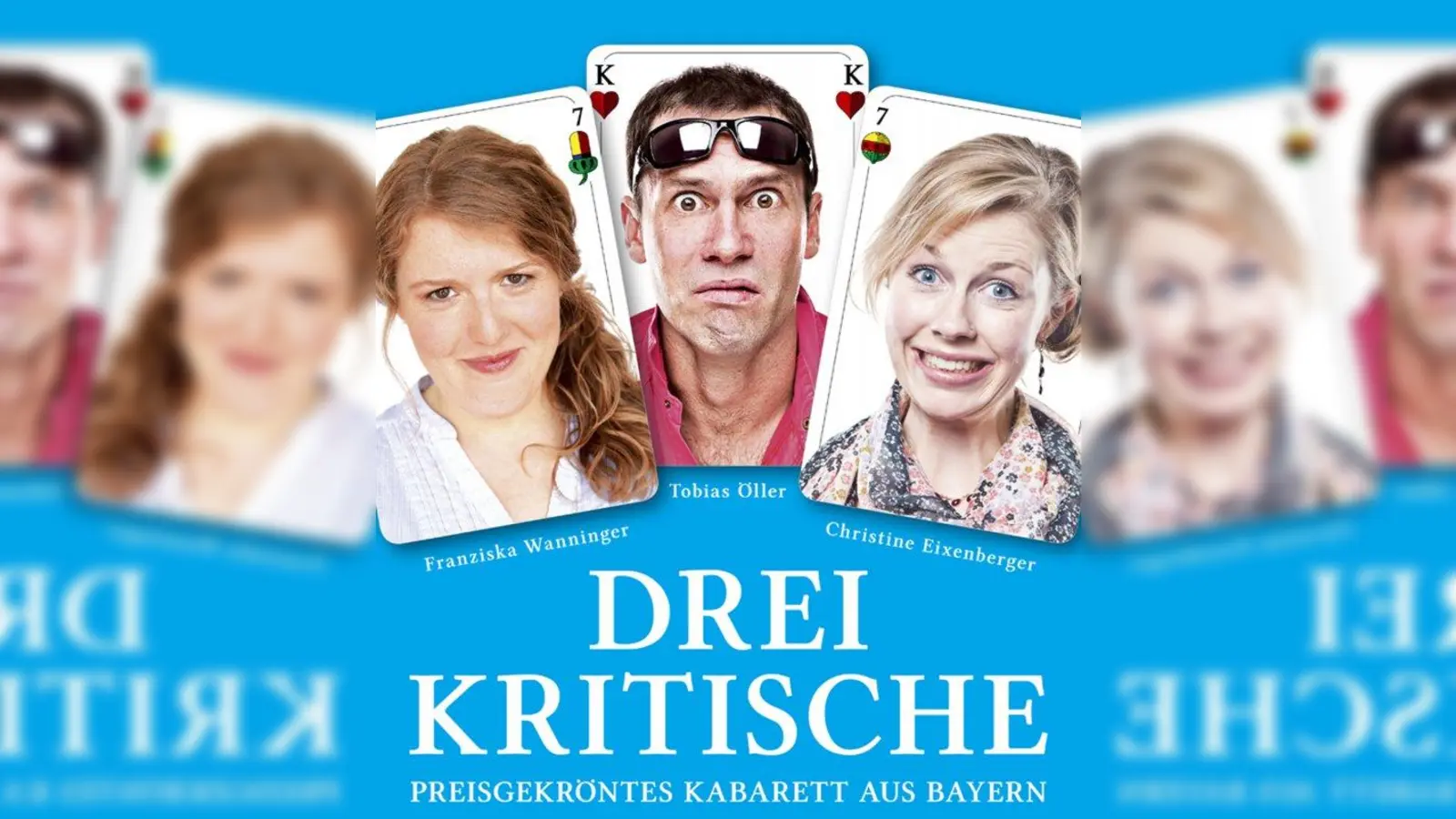 Die „Drei Kritischen” kommen mit Ausschnitten aus ihren Soloprogrammen. (Foto: pi)