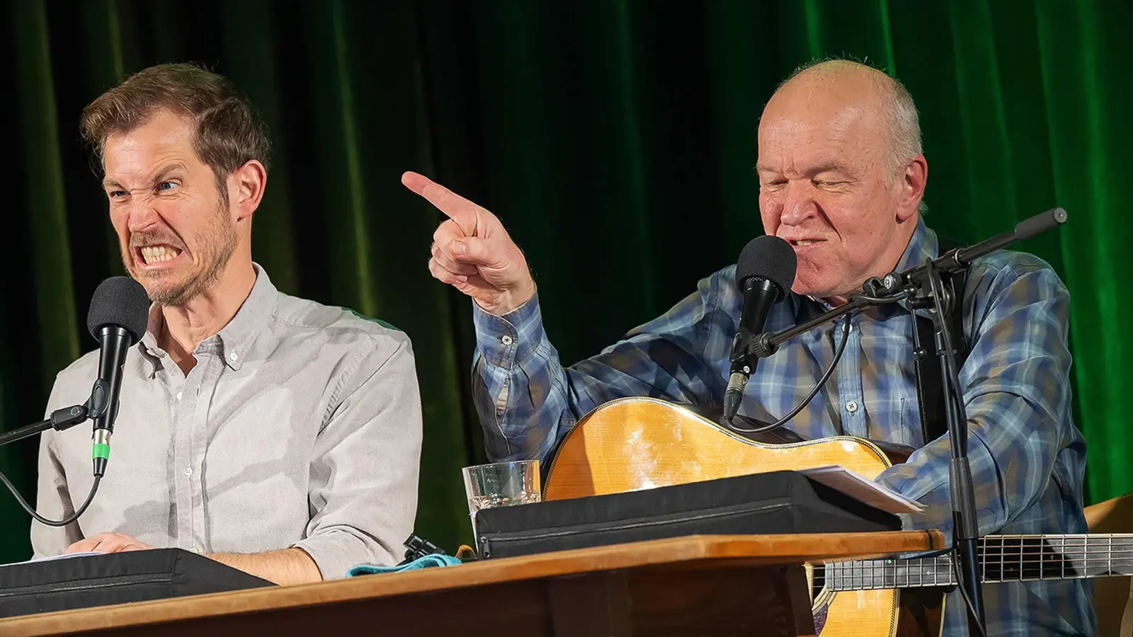 Stefan Murr und Heinz-Josef Braun sprechen und singen alle Charaktere selbst. (Foto: Hans Grünthaler)