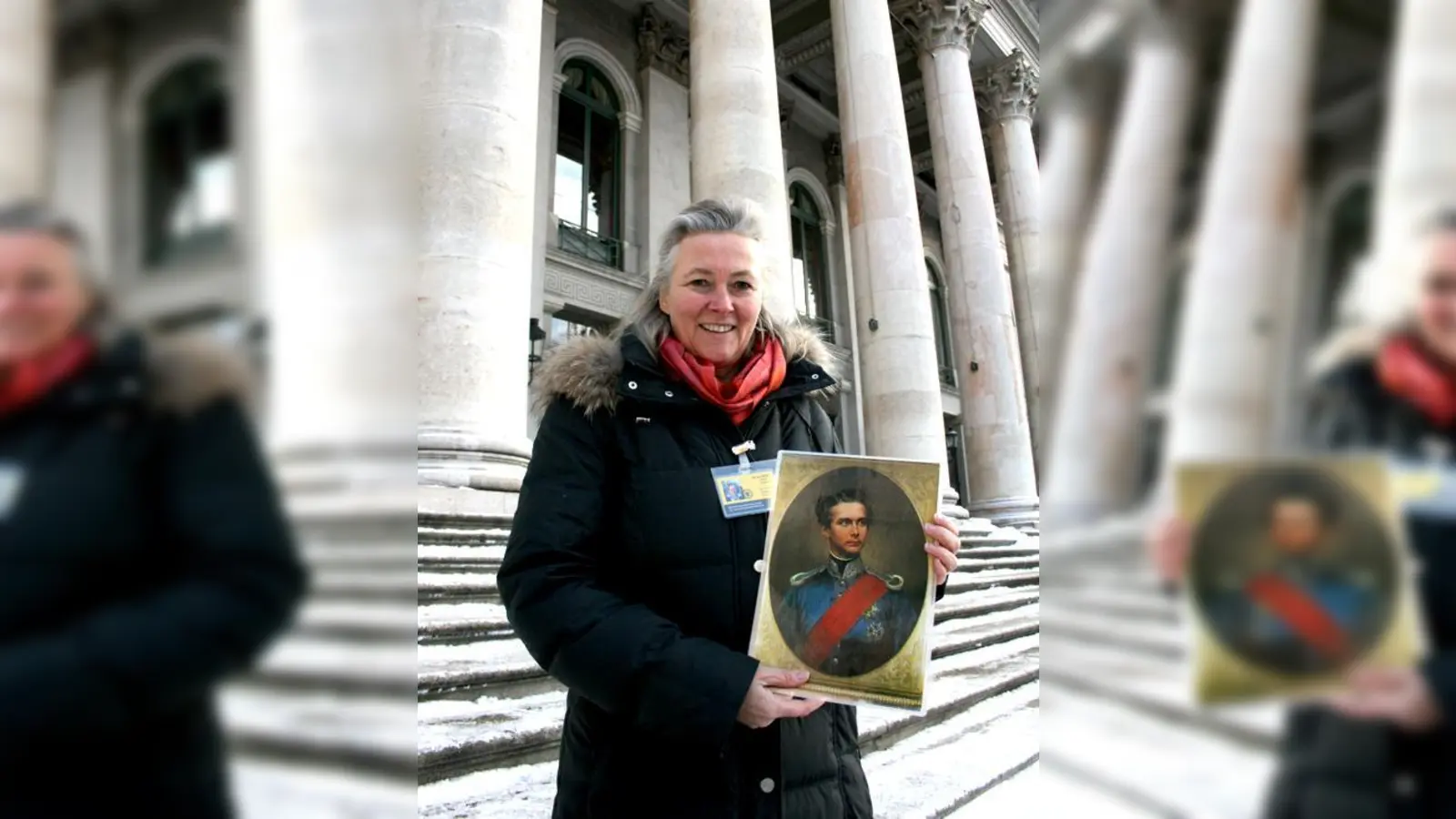 Faszinierend findet auch Gästeführerin Dr. Ina Müller König Ludwig II.: Warum will sie bei den Führungen im Blauen Jahr zeigen.  (Foto: ms)