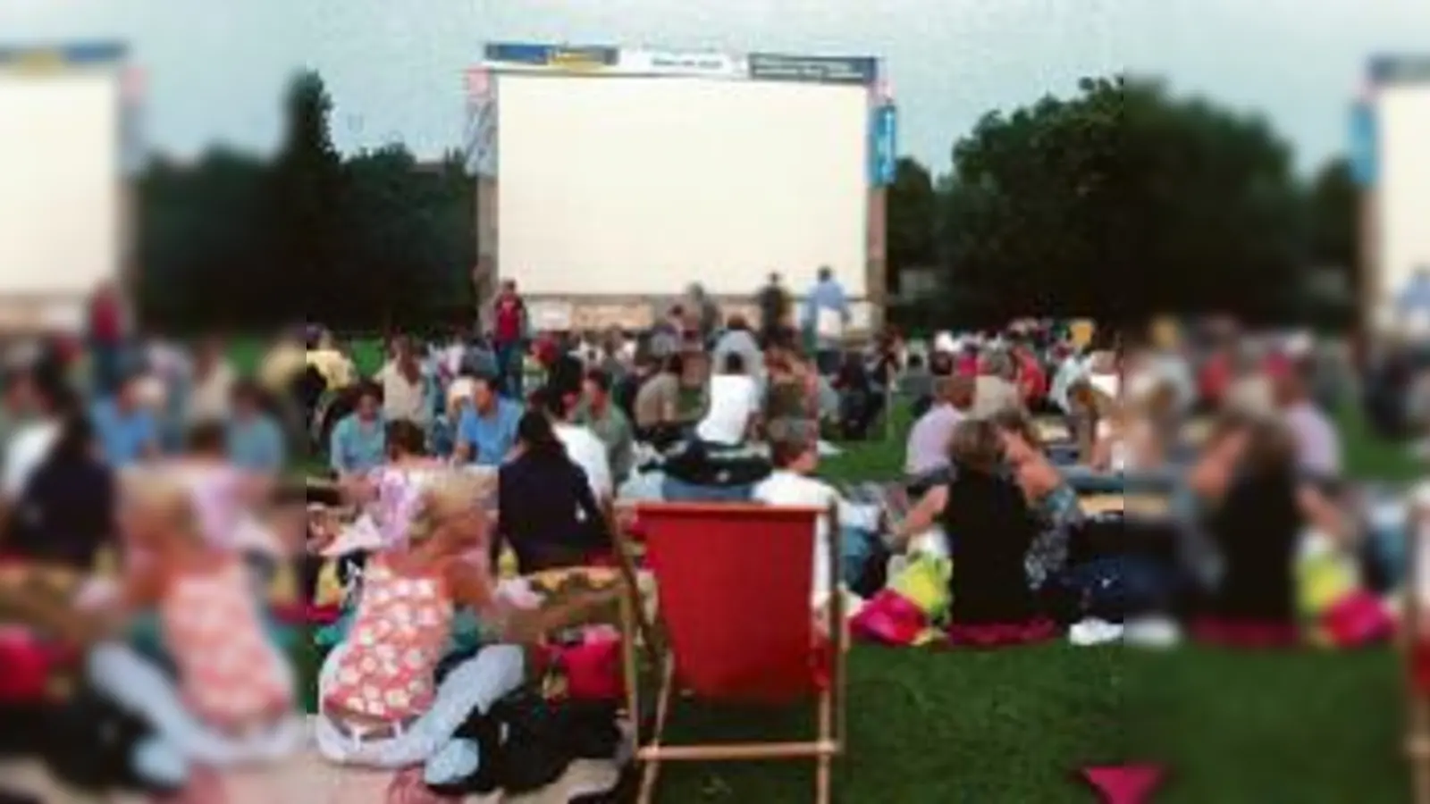 Highlight in Schwabing: »Kino am  (Pool«.Foto: Go)